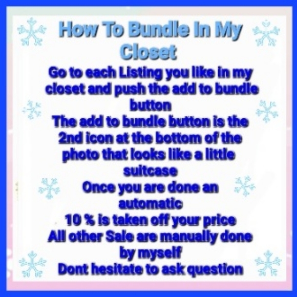 Other - How To Bundle In My Closet